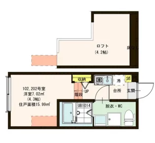 ハーモニーテラス篠崎【1階】の間取り