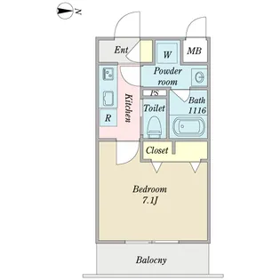 セレニテ【3階】の間取り