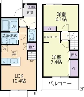 グランディールの間取り