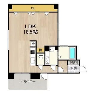 ラクメンビル【10階】の間取り