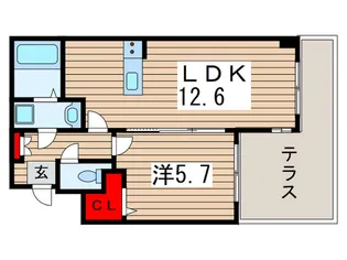 Arietta美浜【1階】の間取り