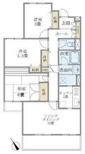 ベル富士見丘【3階】の間取り