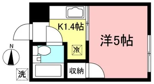 府中寺岡ビル【3階】の間取り