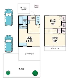 埼玉県さいたま市大宮区大原7【一戸建】の間取り