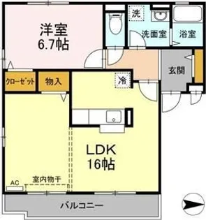 パークアベニュー I【2階】の間取り
