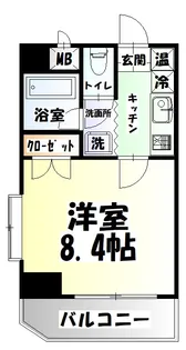 In-Towner二日町【6階】の間取り