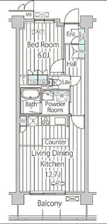 東京都江東区大島1【マンション】の間取り