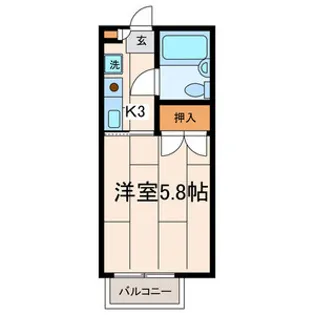 パークヒルズ【2階】の間取り