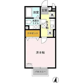 ドリームハイム【1階】の間取り