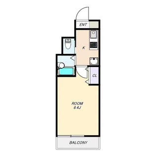 東京都杉並区和田1【アパート】の間取り
