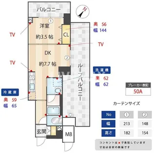 ZOOM下丸子【4階】の間取り