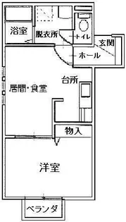 カルミネイション【2階】の間取り
