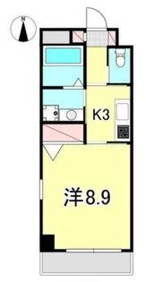 ブルーレジデンス【5階】の間取り