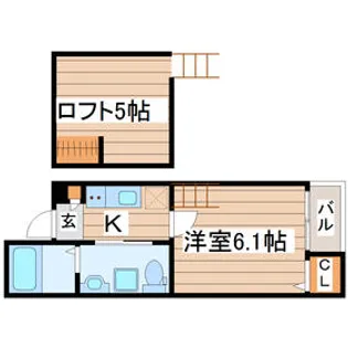 リアンM【2階】の間取り