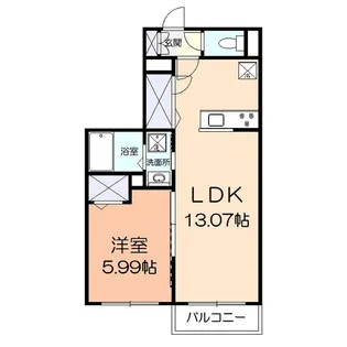 ボンヌール18【3階】の間取り