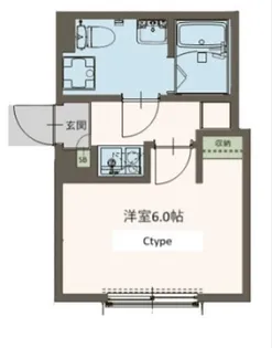 東京都東村山市富士見町5【アパート】の間取り