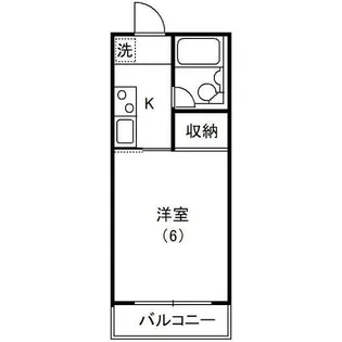 オリエントハイツ NO.3【2階】の間取り