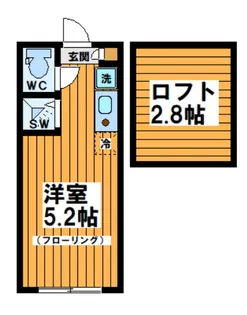 東京都杉並区和泉1【アパート】の間取り