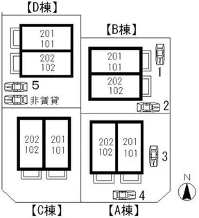 東京都国立市谷保【アパート】の間取り