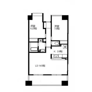 ユーアイアムール【4階】の間取り