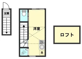 東京都葛飾区柴又4【アパート】の間取り