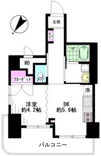 朝日言問マンション【4階】の間取り