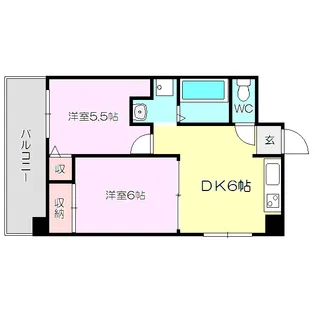 JMRレジデンス新大阪【10階】の間取り