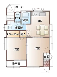 メゾンはた【1階】の間取り