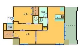 SAI宇宿【6階】の間取り