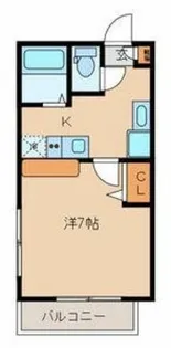 SUNハイツ【2階】の間取り