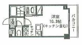 ラフィネ小竹向原【2階】の間取り