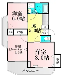 寺崎ハイツ【3階】の間取り