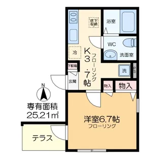 Windy GEN【1階】の間取り