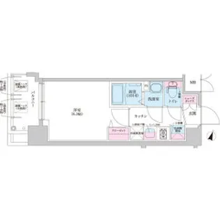 プレサンスブルーム東三国【14階】の間取り