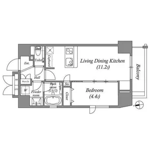 オーパスホームズ大泉学園I【8階】の間取り