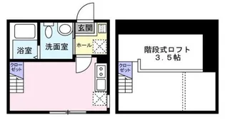 イルマーレ三ッ沢【2階】の間取り