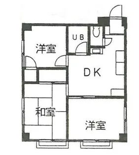 森ヶ丘第三マンション【1階】の間取り