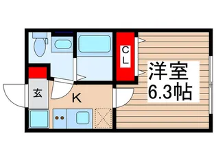 仮)北野新築AP5【2階】の間取り
