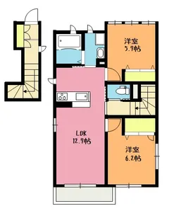 SHMオーキッツC【2階】の間取り