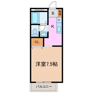 フローラみずき【2階】の間取り