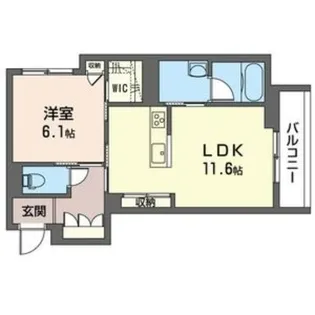 キースリーピアIII【2階】の間取り