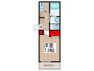 仮)キャメル大袋2【1階】の間取り