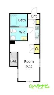 Casa Avenue Tsurumai(カーサアヴェニュー鶴舞)【4階】の間取り
