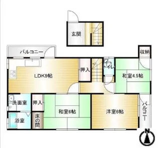 兵庫県神戸市須磨区禅昌寺町1【一戸建】の間取り