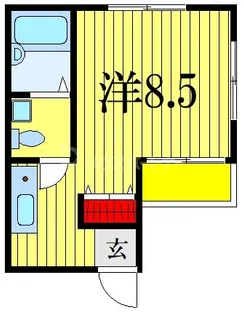 フェリーチェヴィータ【1階】の間取り