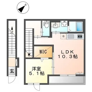 コリーナピアッタ【2階】の間取り