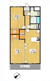 コリンシア市川【5階】の間取り