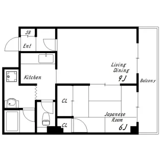 ラフレイズ本町【3階】の間取り