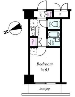 ヴェルステージ大森西【1階】の間取り