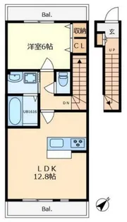 Sweet HomeII【2階】の間取り